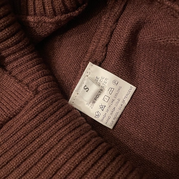 Brown Two Piece Sweater Knit Set, Size Small, NWOT - Picture 6 of 7